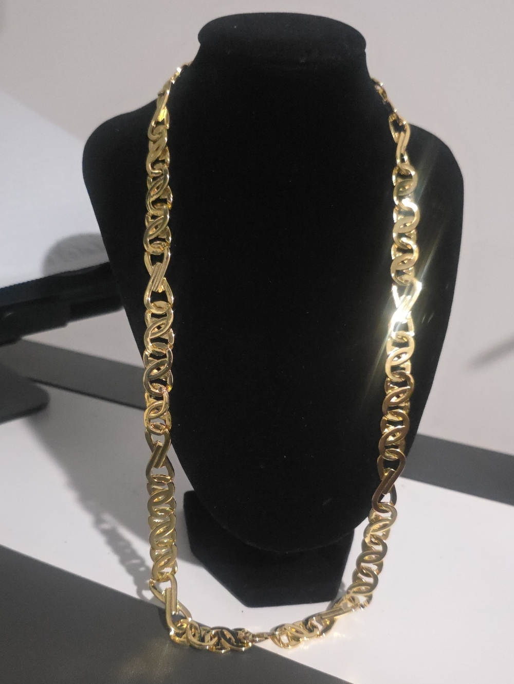 New 18K Gold Filled 24inch Custom Link Chain Necklace